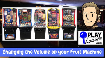 This is how to change the volume on your Fruit Machine with Matt from Play Leisure...