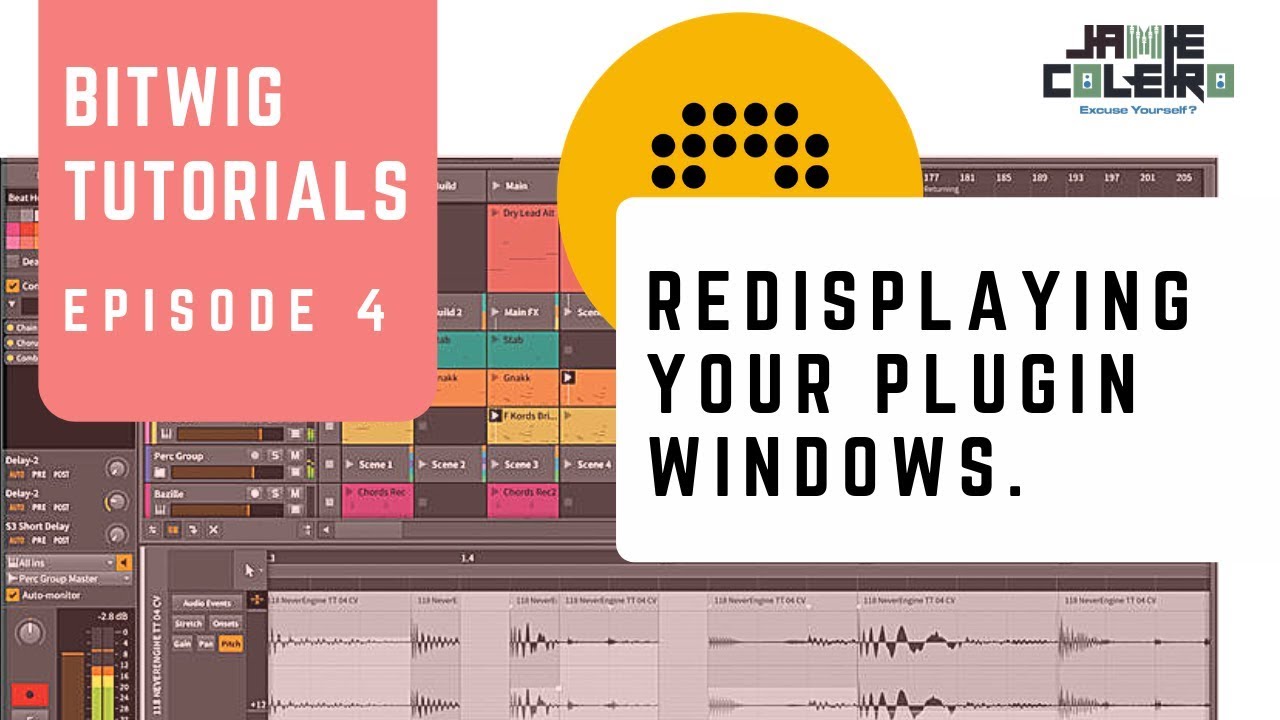 Redisplaying your Plugin Windows | Bitwig Tutorial | [No BS Series #16 ...