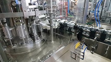 12 Head Counter Pressure Can Filler - Twin Seamer