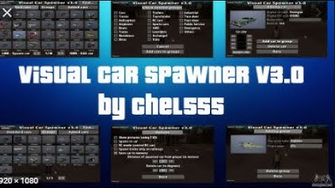 HOW TO INSTALL VISUAL CAR SPAWNER IN GTA SAN ANDREAS