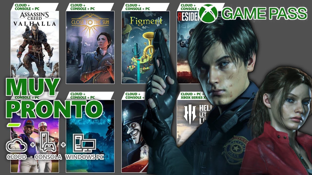 Próximamente en Xbox Game Pass: Assassin's Creed Valhalla, Resident Evil 2,  Hell Let Loose y MAS!!! 