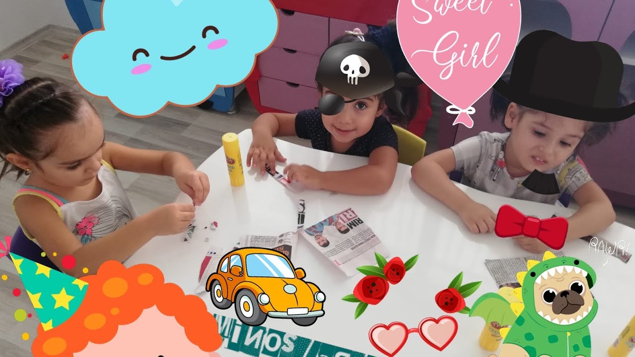 EĞLENCELİ ÇOCUK OYUNLARI ÇİZGİ FİLM GÖRSELLİ PUZZLE�Yİ TAMAMLAMAYA