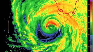Hurricane Irma radar as it makes landfall