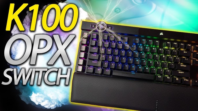 CORSAIR K100 RGB Full-size Wired Mechanical OPX Linear Switch