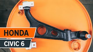 Remove Control arm HONDA - video tutorial