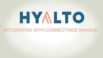 Integration with Connectwise Manage