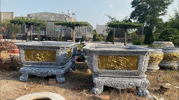 Chậu vuông xi măng 1m4 giá rất rẻ ở Bình Dương, Hồ Chí Minh 0944353629 #chautrongcay #chauvuong