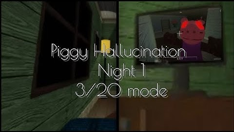 BEATING PIGGY HALLUCINATION ON 20/20/20 MODE (Read description)