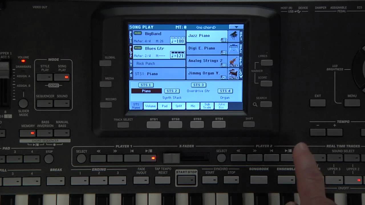 Видео мануал KORG PA3X часть 4