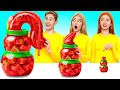 تحدي لوحة كبيرة أو متوسطة أو صغيرة | حيل و وصفات مجنونة Trend DO Challenge
