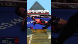 Richard torrez jr KNOCKED OUT by Frank Sanchez #boxing #Knockout