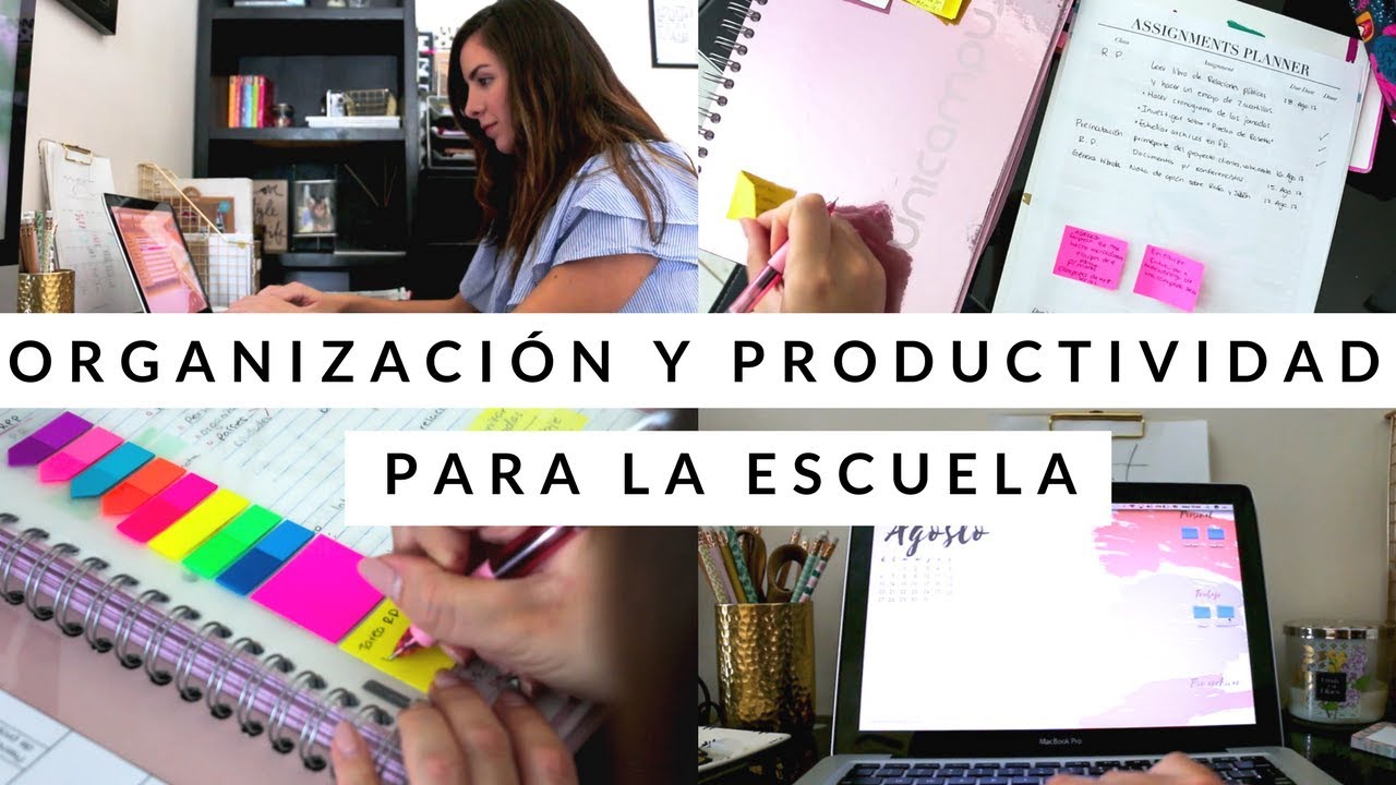Tips de organización y productividad para la escuela | 8va Avenida