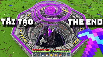Tôi Đã Cải Tạo CỔNG The End Siêu Khủng trong Minecraft Hardcore !