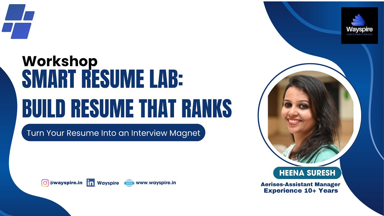 Resume Building Workshop