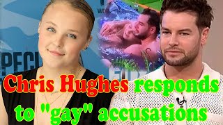 Chris Hughes strongly denies accusations of being gay and admits he is obsessed