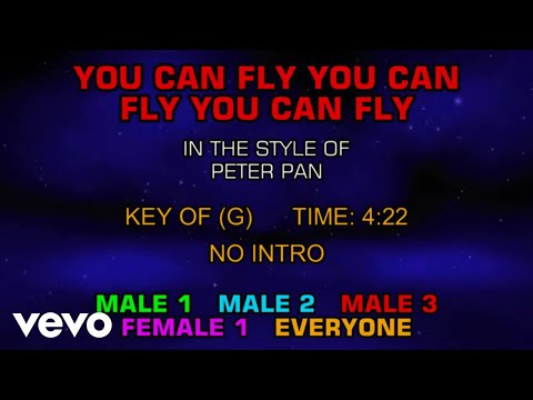 From The Movie Peter Pan You Can Fly You Can Fly You Can Fly Karaoke 