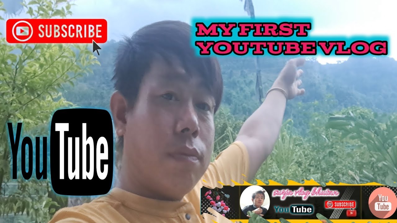 My first vlog at youtube | bhutan vlog video screen | Surja vlog bhutan