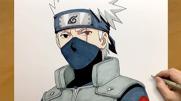 How to Draw Kakashi Hatake || Kakashi Drawing Tutorial