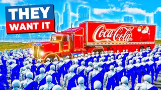 What REALLY Happened to Coca Cola Truck in GTA 5 (MOVIE!)