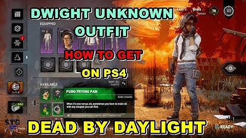 DBD, DWIGHT UNKNOWN OUTFIT HOW TO GET ON PS4