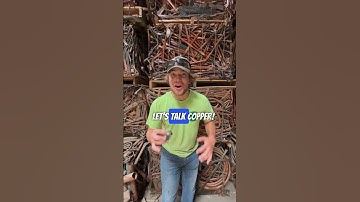 Number one copper Vs. number two copper!!! #copper #shorts #metal #recycle #price