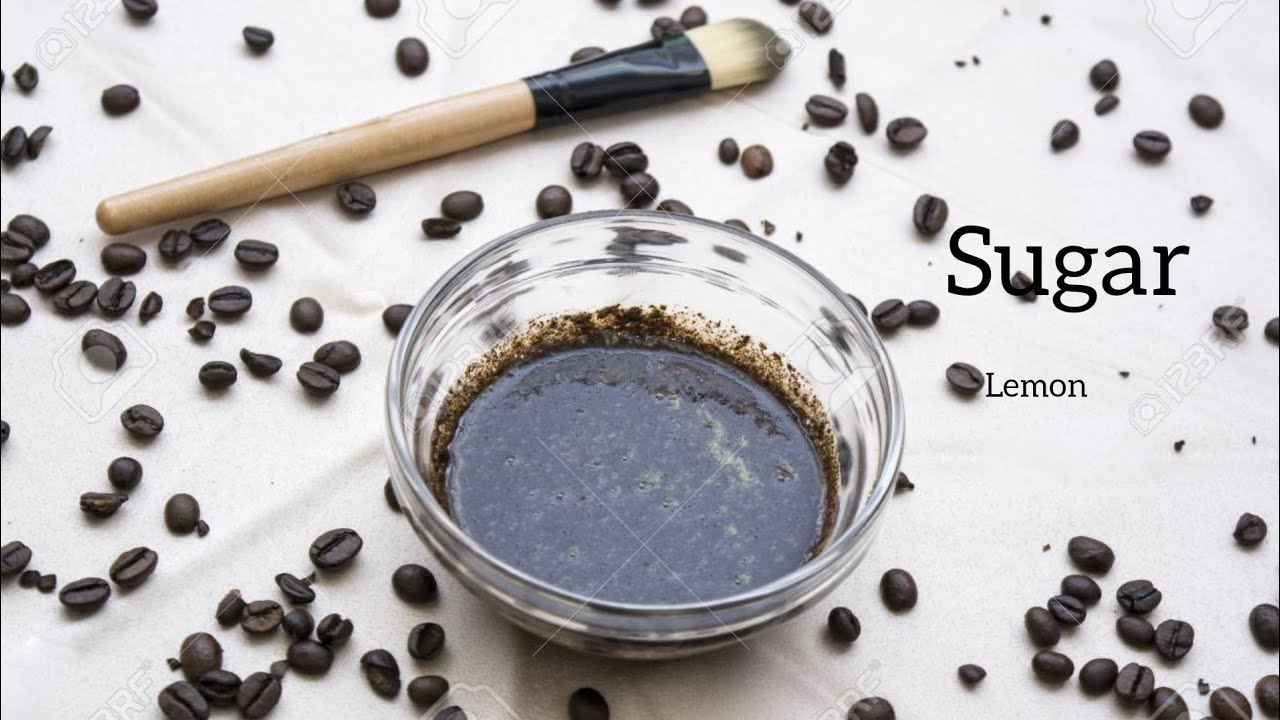 DIY Coffee Face Scrub /skin lighting, removes blackheads and whiteheads/ YouTube