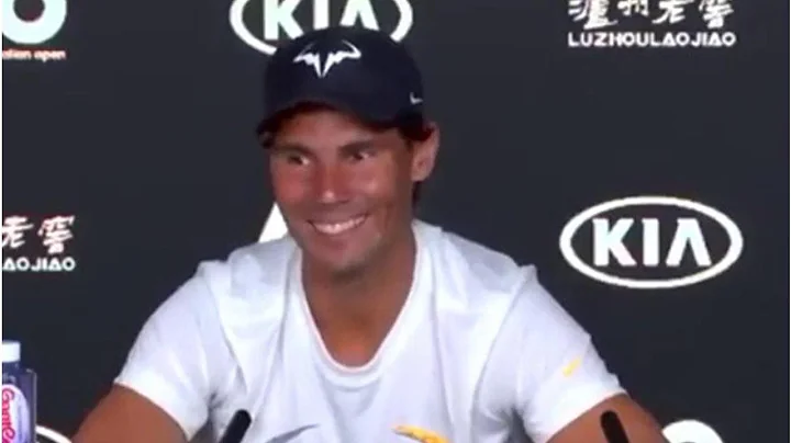 WATCH Tennis Player Nadal Wake Up Journalist Sleeping During Press Conference