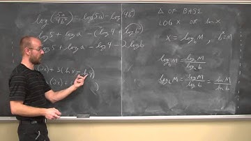 College Algebra Section 6.5 Properties of Logarithims
