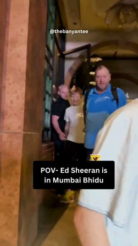 Ed Sheeran in Mumbai with #shahrukh #armaanmalik and #shubhmangill #edsheeran