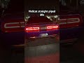Hellcat straight piped idle #hellcat #srt #exhaust #mopar #shorts #car #shortvideo #challenger #cat