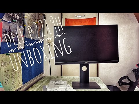 Dell p2219h unboxing