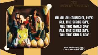 RED VELVET (레드벨벳) - 'RBB (Really Bad Boy) (English Version)' Lyrics
