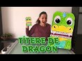 Títere de dragón 🐲 - Manualidad especial San Jorge