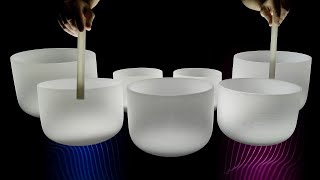 Quartz Crystal Singing Bowls ☯ Remove All Negative Energy