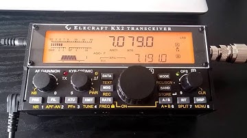 Elecraft KX2 Saving a voice message, and message repeat