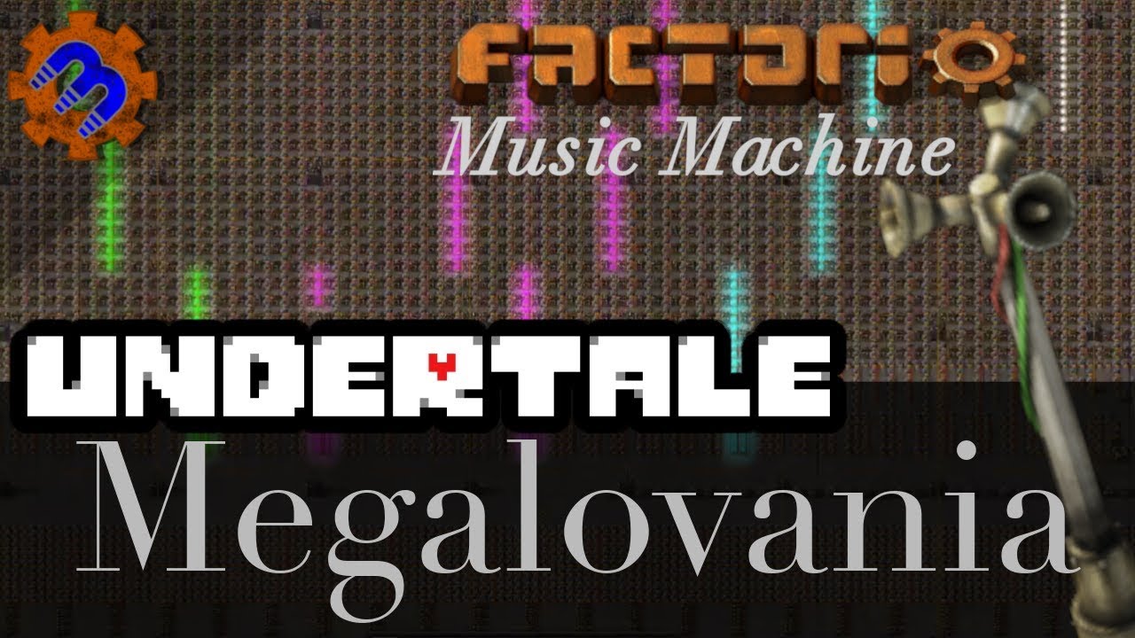 Undertale - Megalovania - Factorio Music Machine