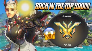 BACK IN THE TOP 500!!!! 😱 - Mercy Gameplay & Commentary - Overwatch 2 (Season 10)