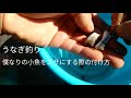 うなぎ釣り　小魚使用!!!!　僕なりのエサの付け方　カワムツ編