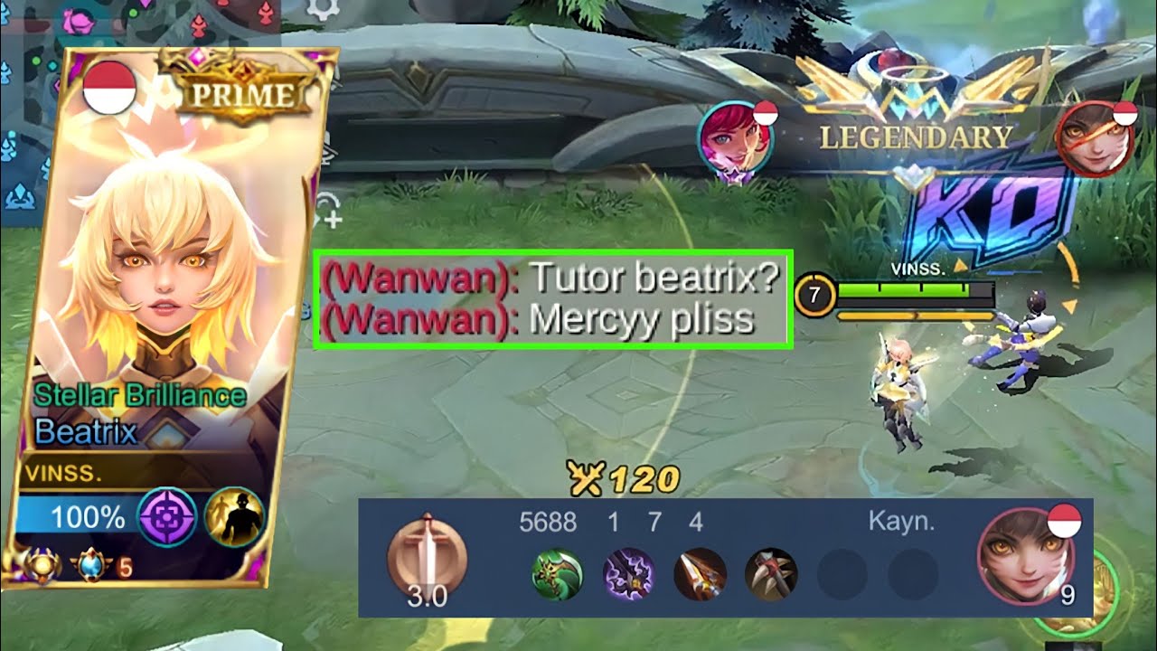 Lock Wanwan Until Bronze! Beatrix Build Full Penetration! Hack Damage!