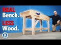 The minimum timber bench  start woodworking for less