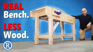 The Minimum Timber Bench // Start woodworking for less!