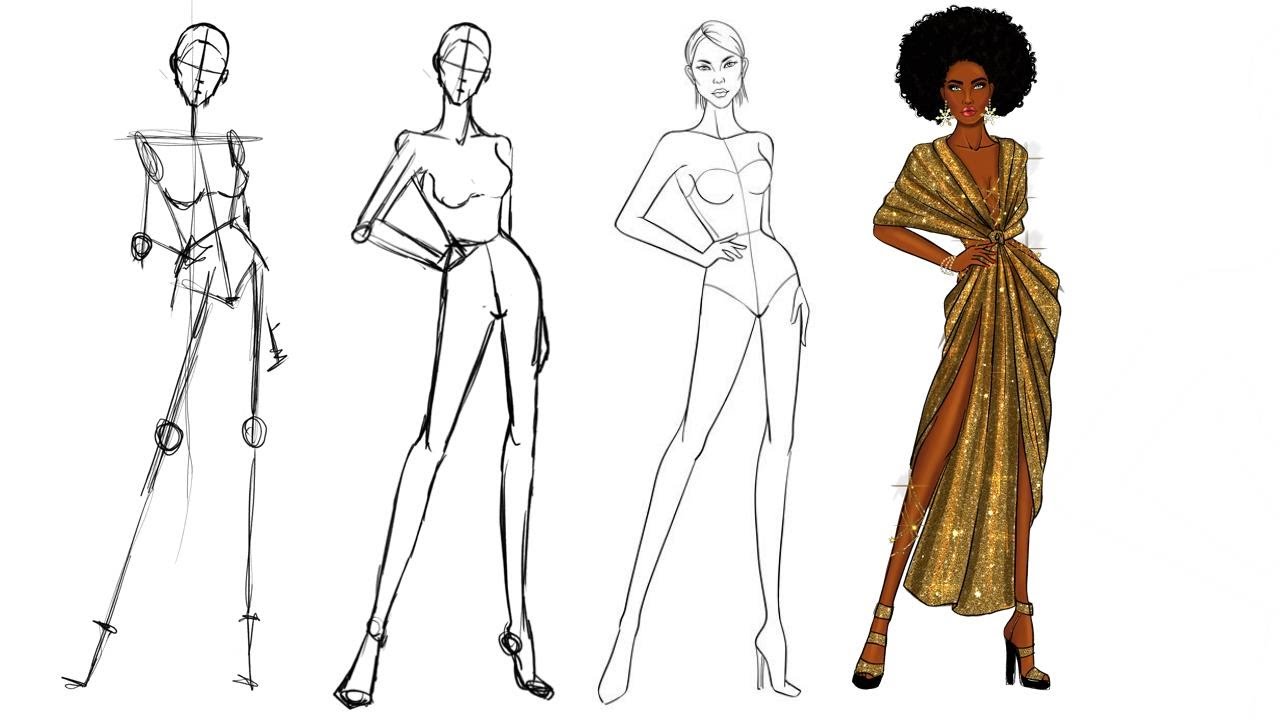 Poses For Fashion Illustration 01 Basic | PDF