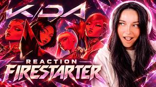K/DA - FIRESTARTER REACTION 🔥 League player & Film Instructor