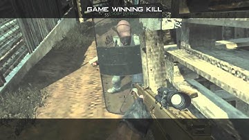 MW3 Glitch NoScope kill in Mission