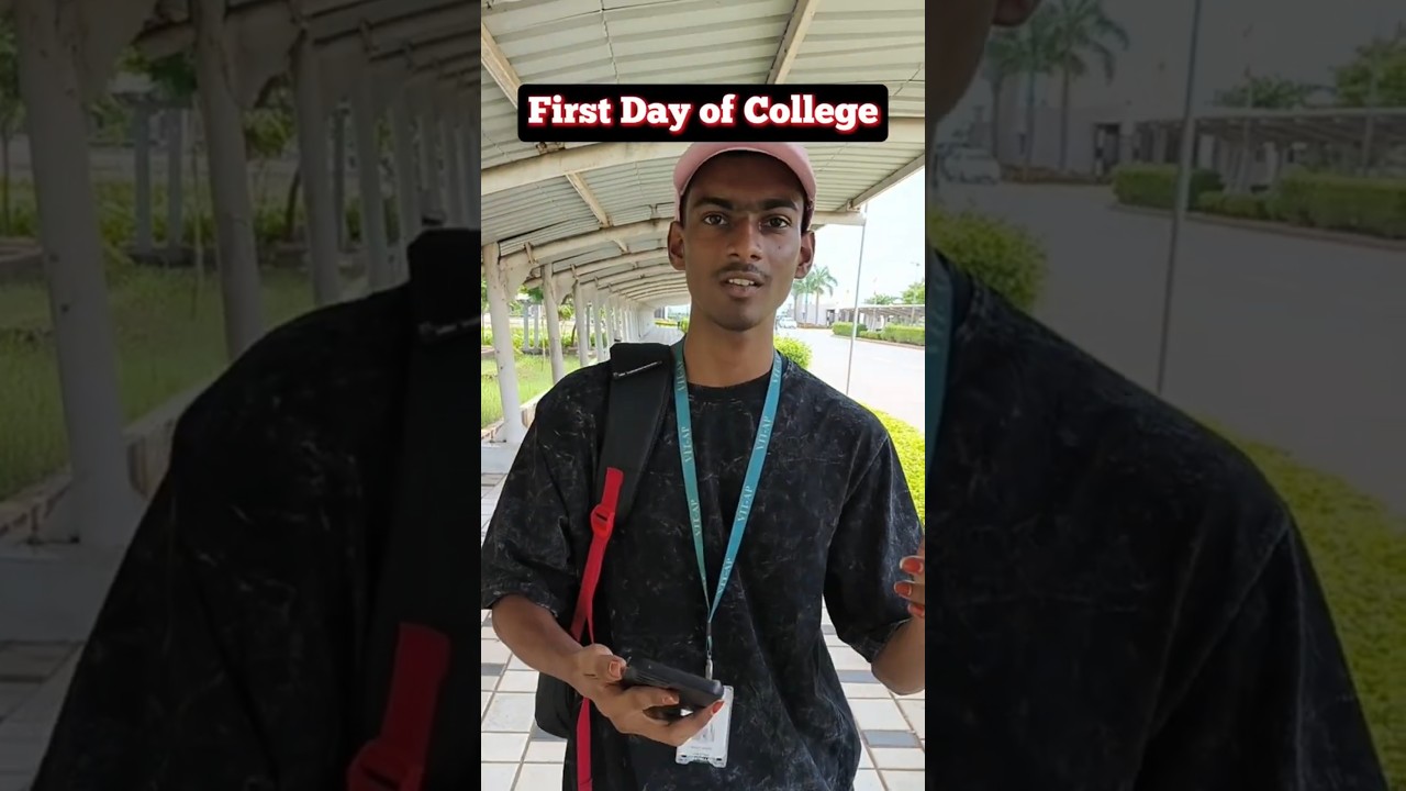 First day of college🙂 