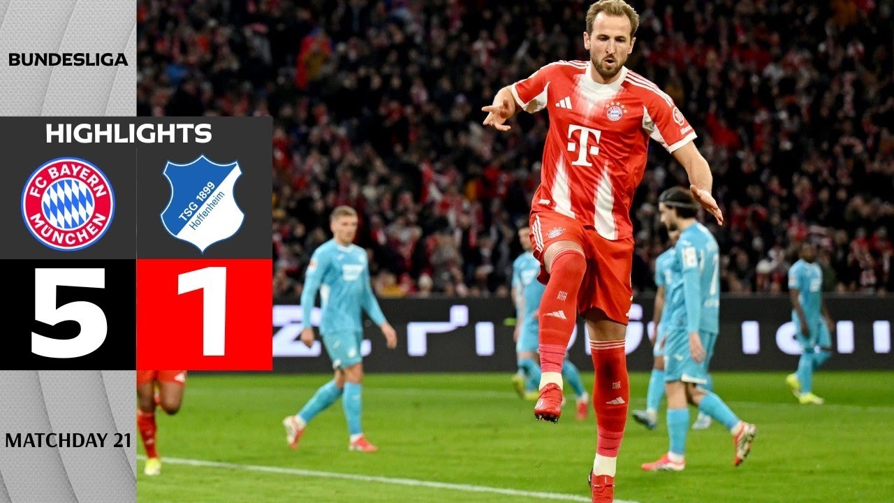 Bayern München - TSG Hoffenheim | 5-1 | Zusammenfassung | Bundesliga ...