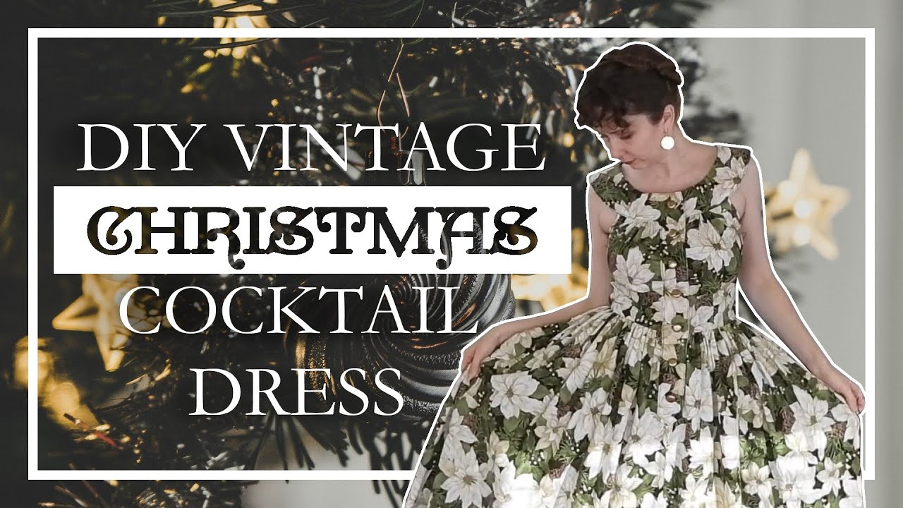 strapless open back dress Christmas Tree Print Long Sleeve Dress – Rylee Faith Designs main image 1