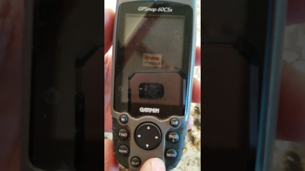 Gps 60csx using mark waypoint to get back to where you need