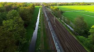 Nederlandse Spoorwegen Ll Drone Ll 4k Ll Traject Leiden U0026 Denhaag Ll