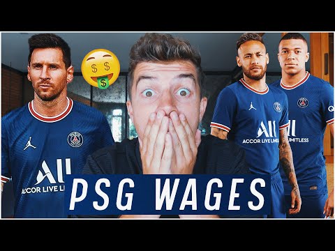 INSANE PSG WAGES REVEALED... How much Money are PSG Spending Per Season on WAGES with MESSI?